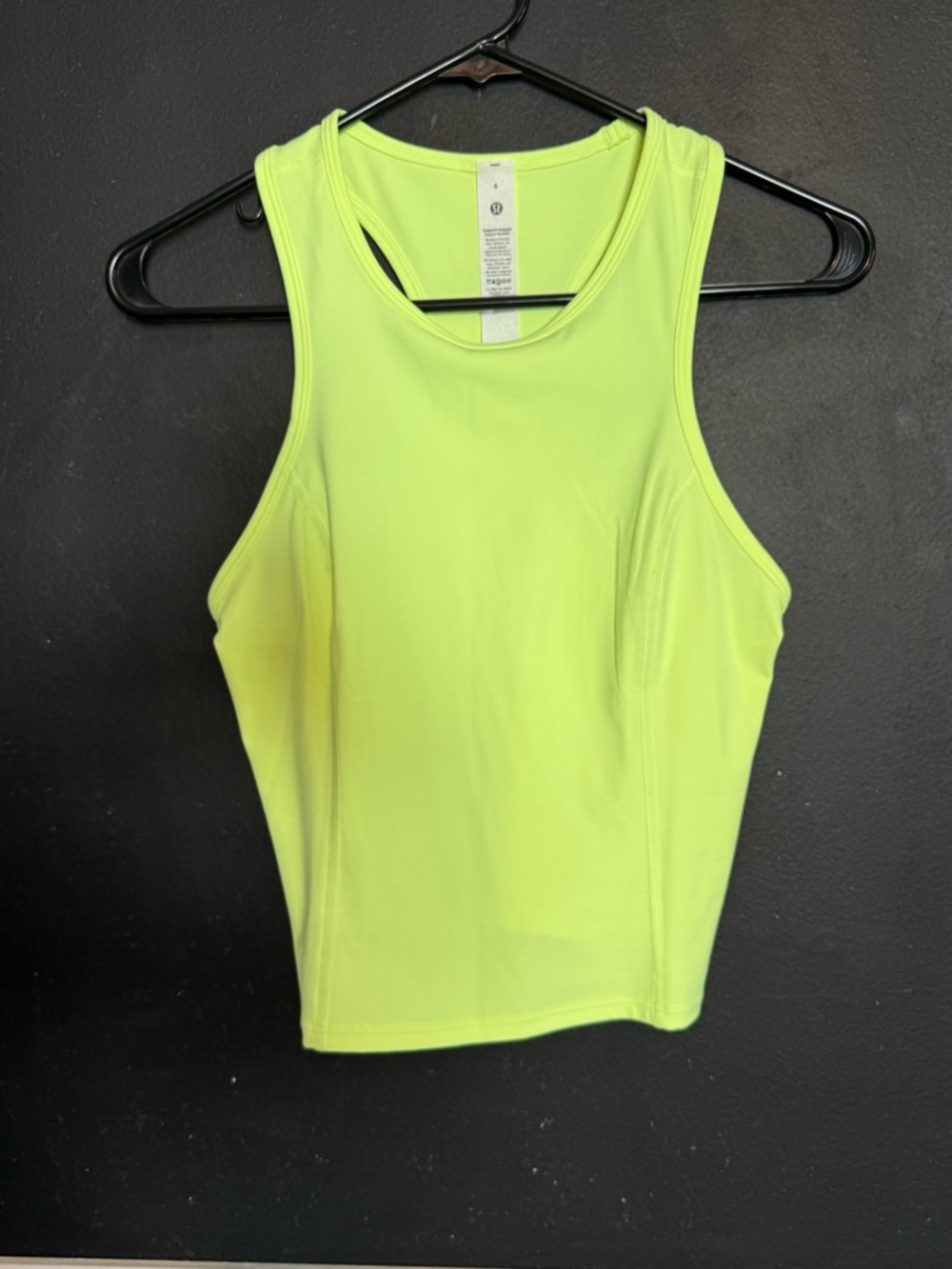 lululemon athletica Neon Lime Racerback Tank - Women